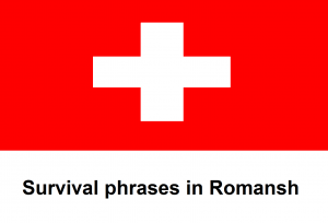 Survival phrases in Romansh