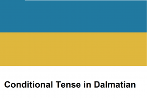 Conditional Tense in Dalmatian