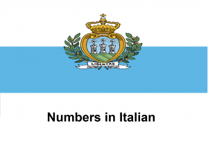 Numbers in Italian