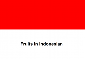 Fruits in Indonesian