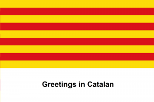 Greetings in Catalan
