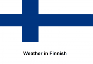 Weather in Finnish